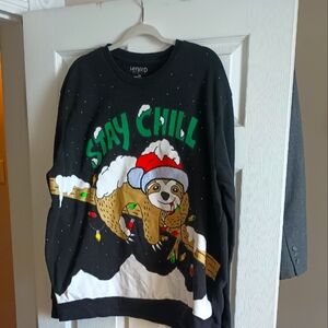 ARE. YOU CHILLING YET? Have some  fun staying warm with this Sloth! Size XXL.